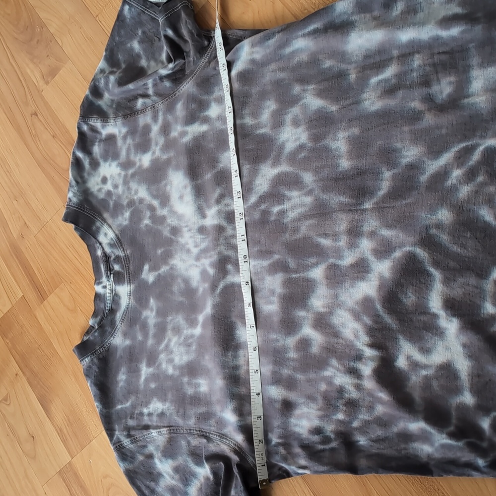 Lululemon All Yours Tee 8 *Tie Dye Marmoleado Tie Dye Graphite Grey - Picture 11 of 12